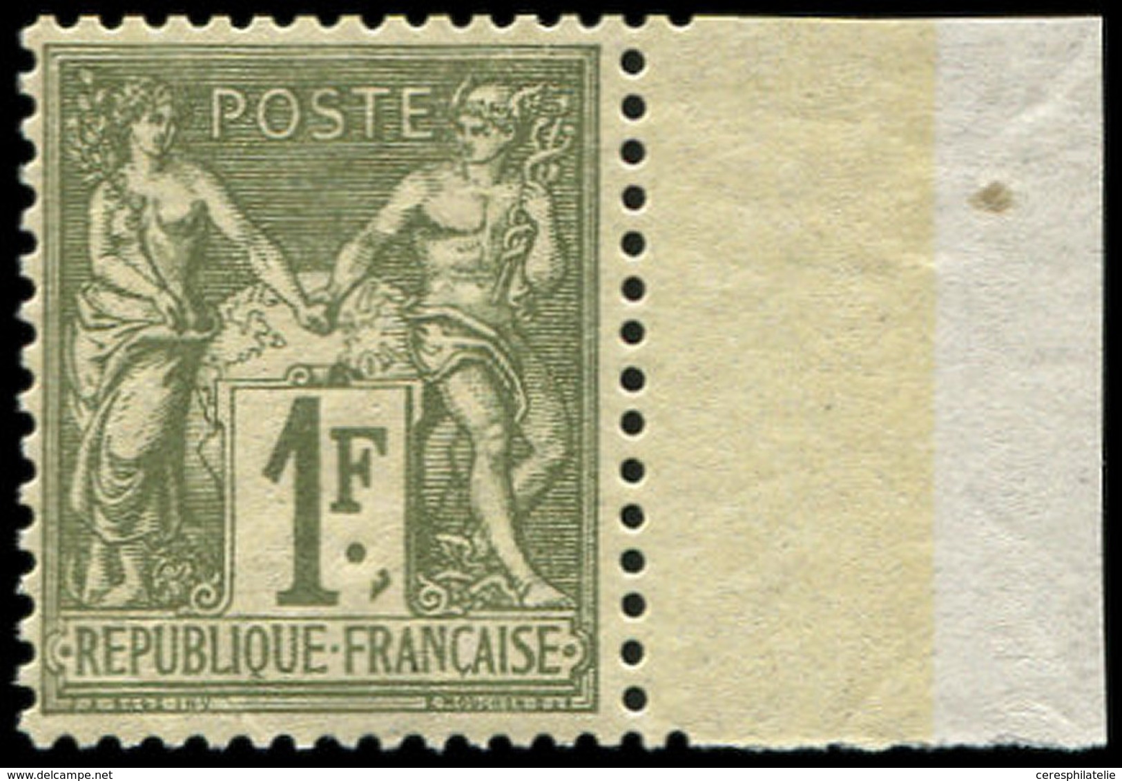 ** TYPE SAGE - 72    1f. Bronze, Bdf, Très Bon Centrage, TTB. J - 1876-1878 Sage (Typ I)