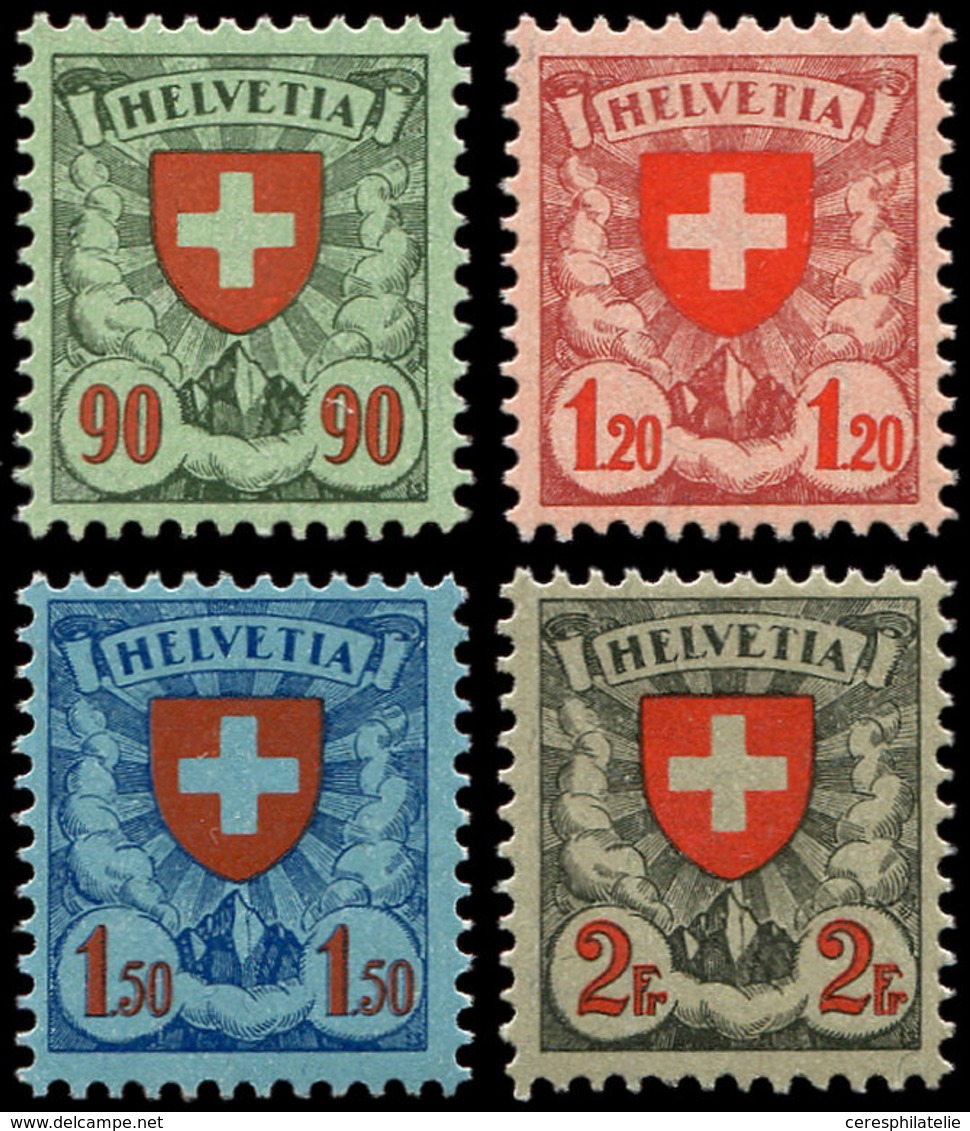 ** SUISSE 208/11 : Type De 1924, TB, Cote SBK 600 FS - Oblitérés