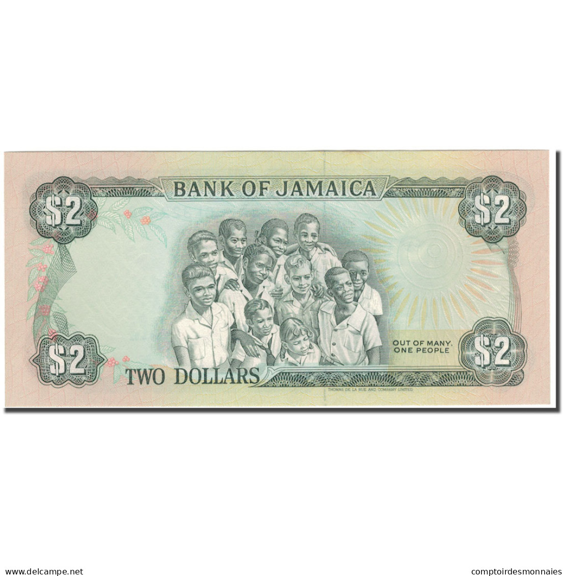 Billet, Jamaica, 2 Dollars, 1992-05-29, KM:69d, NEUF - Jamaica