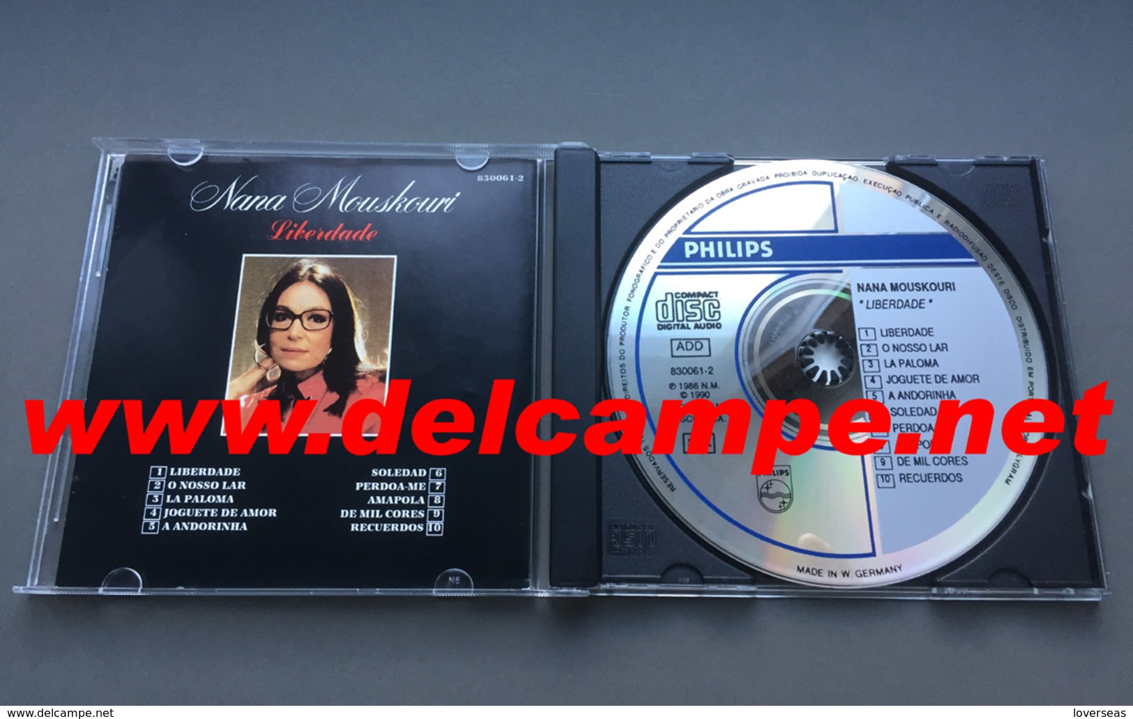 CD Nana Mouskouri Em Português Liberdade - Collectors
