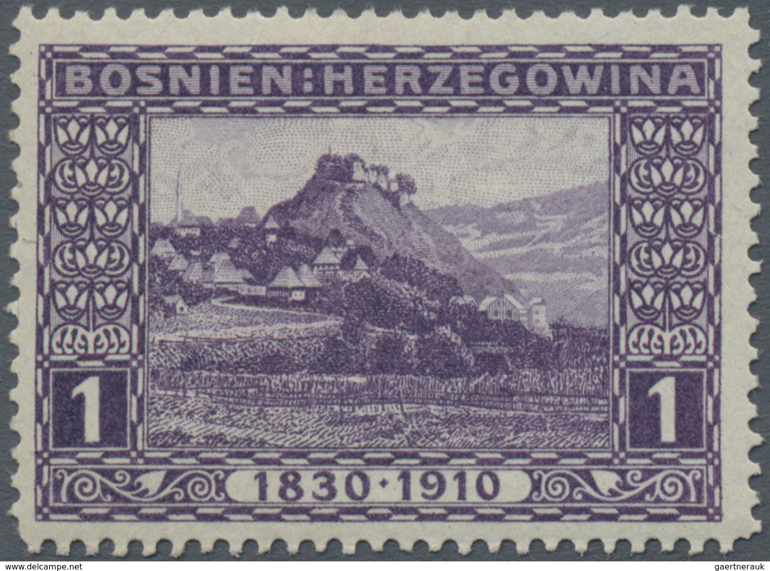 Bosnien und Herzegowina (Österreich 1879/1918): 1910, "80. Geburtstag Franz Joseph" alle 80(!) versc