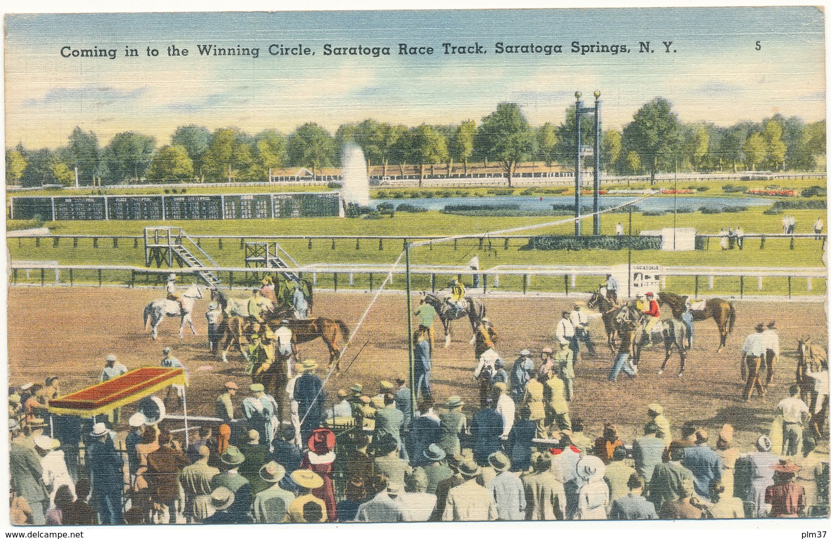 NY - SARATOGA SPRINGS - Horse Race - Saratoga Springs