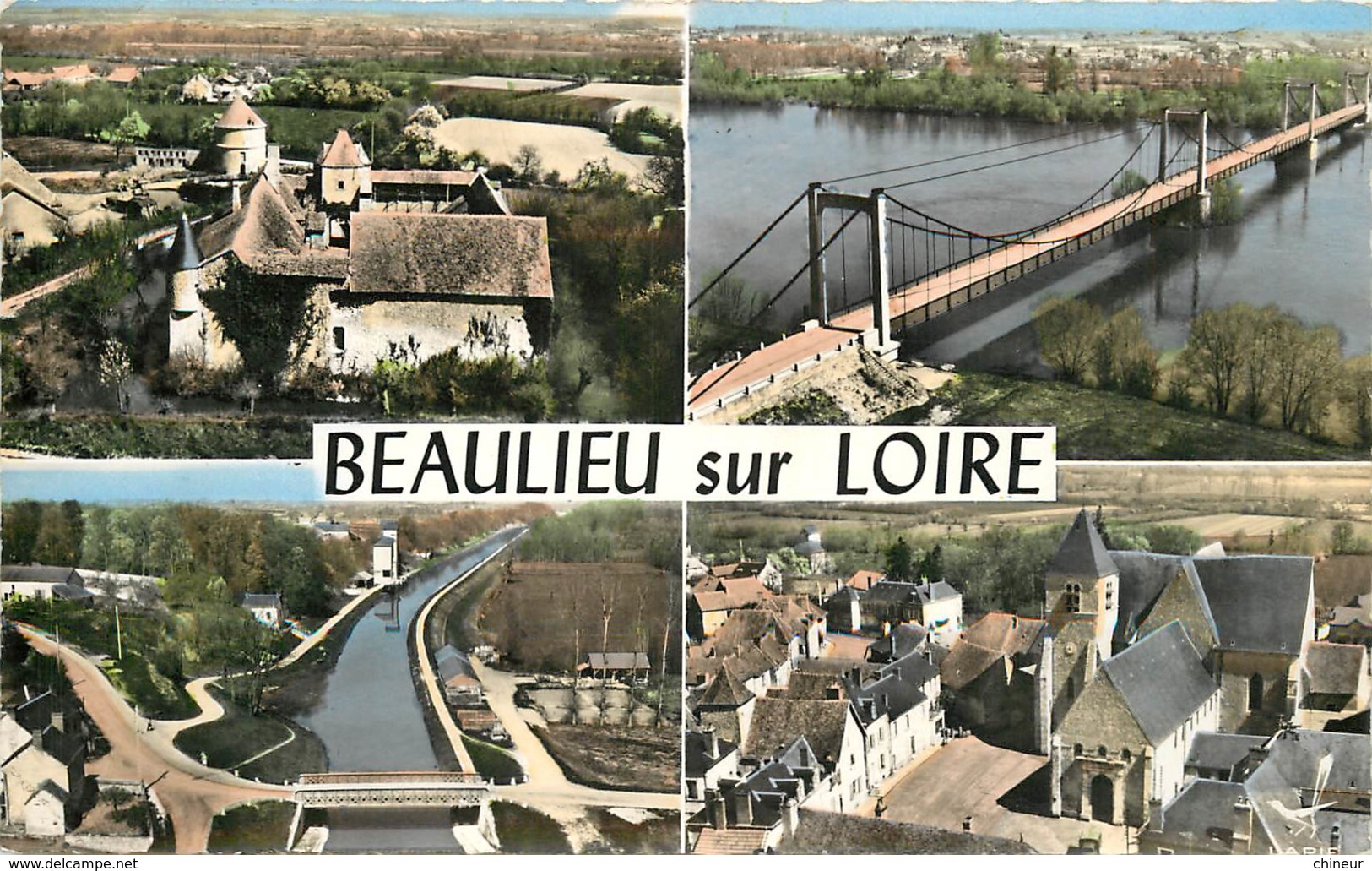 BEAULIEU SUR LOIRE CARTE MULTIVUES - Autres & Non Classés