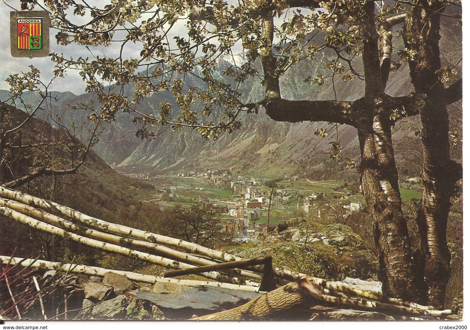 Y&T N°159 ANDORRE LA VIEILLE    Vers   FRANCE  1971  2 SCANS - Briefe U. Dokumente