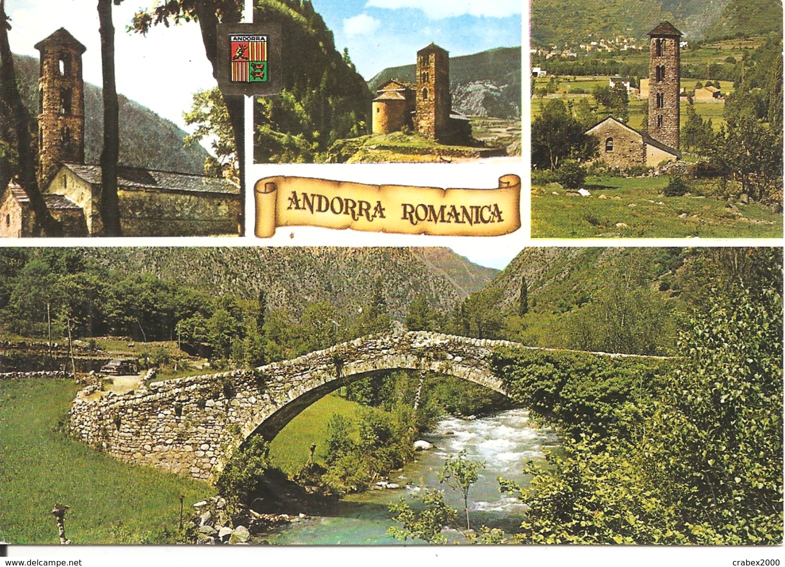 Y&T N°226 ANDORRE LA VIEILLE    Vers   FRANCE  1973  2 SCANS - Brieven En Documenten