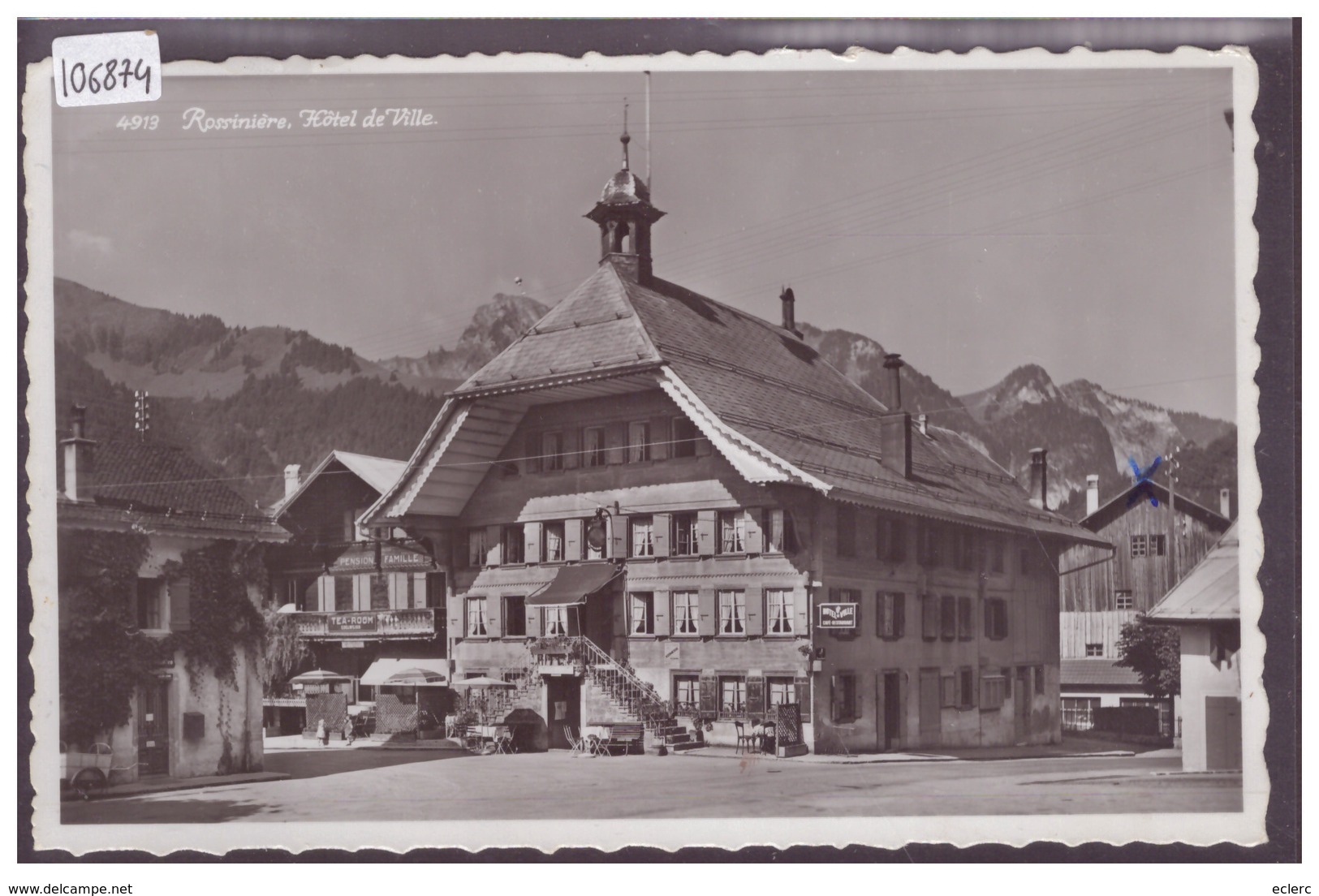 DISTRICT DU PAYS D'ENHAUT - ROSSINIERE - HOTEL DE VILLE - TB - Rossinière