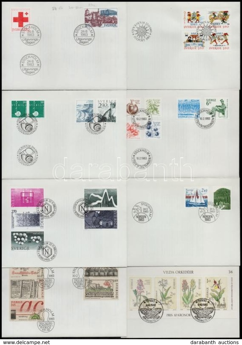 Svédország 64 Db FDC - Autres & Non Classés