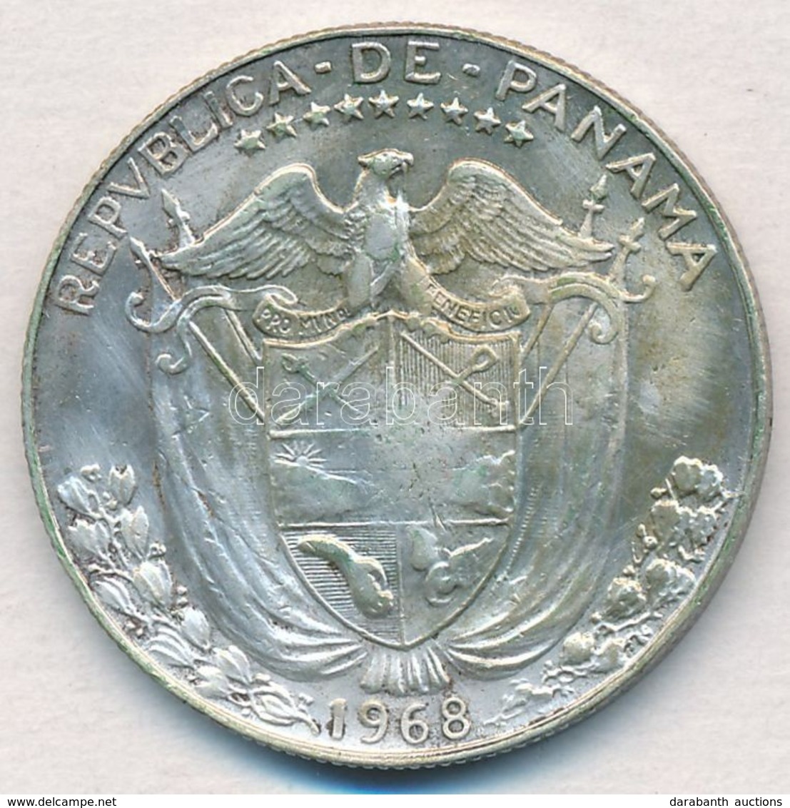 Panama 1968. 1/2B Ag 'Vasco Nunez De Balboa' T:2
Panama 1968. 1/2 Balboa Ag 'Vasco Nunez De Balboa' C:XF - Non Classés