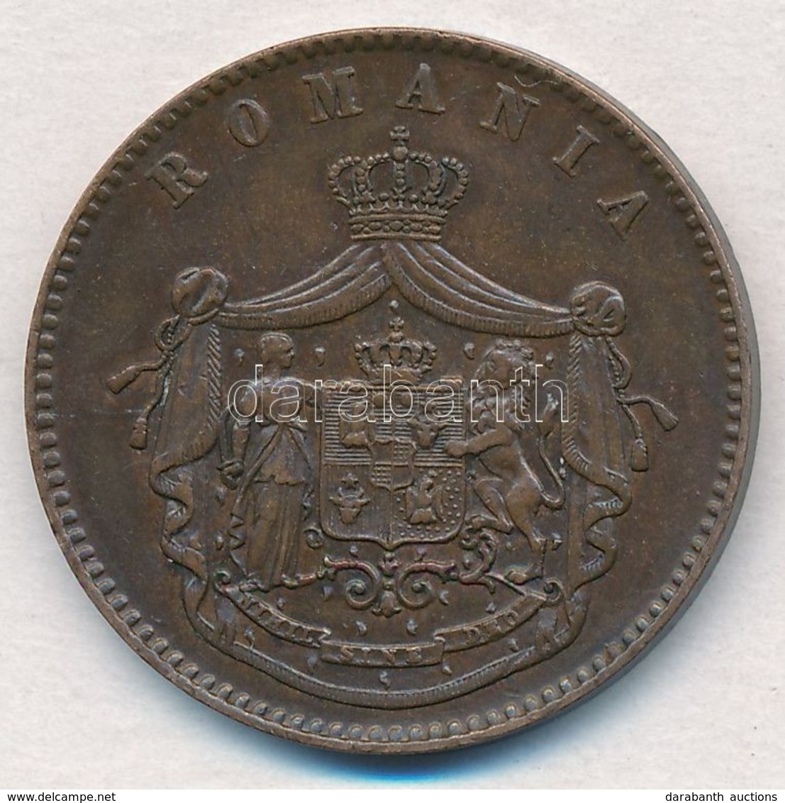 Románia 1867. 10b Cu 'WATT & Co.' T:2,2-
Romania 1867. 10 Bani Cu 'WATT & Co.' C:XF,VF
Krause KM#4.2 - Non Classés