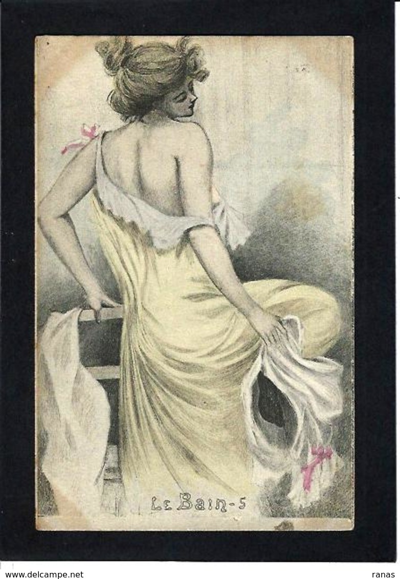 CPA Boutet Henri Femme Girl Woman érotisme Risque Non Circulé Art Nouveau - Boutet