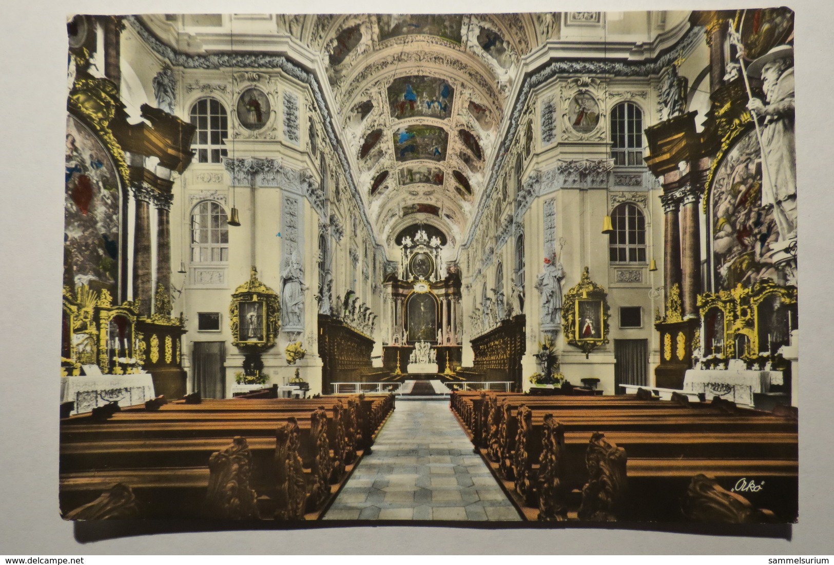 (10/6/80) AK "Waldsassen/Opf." Marienaltar Mit Hochaltar Der Stiftskirche - Waldsassen