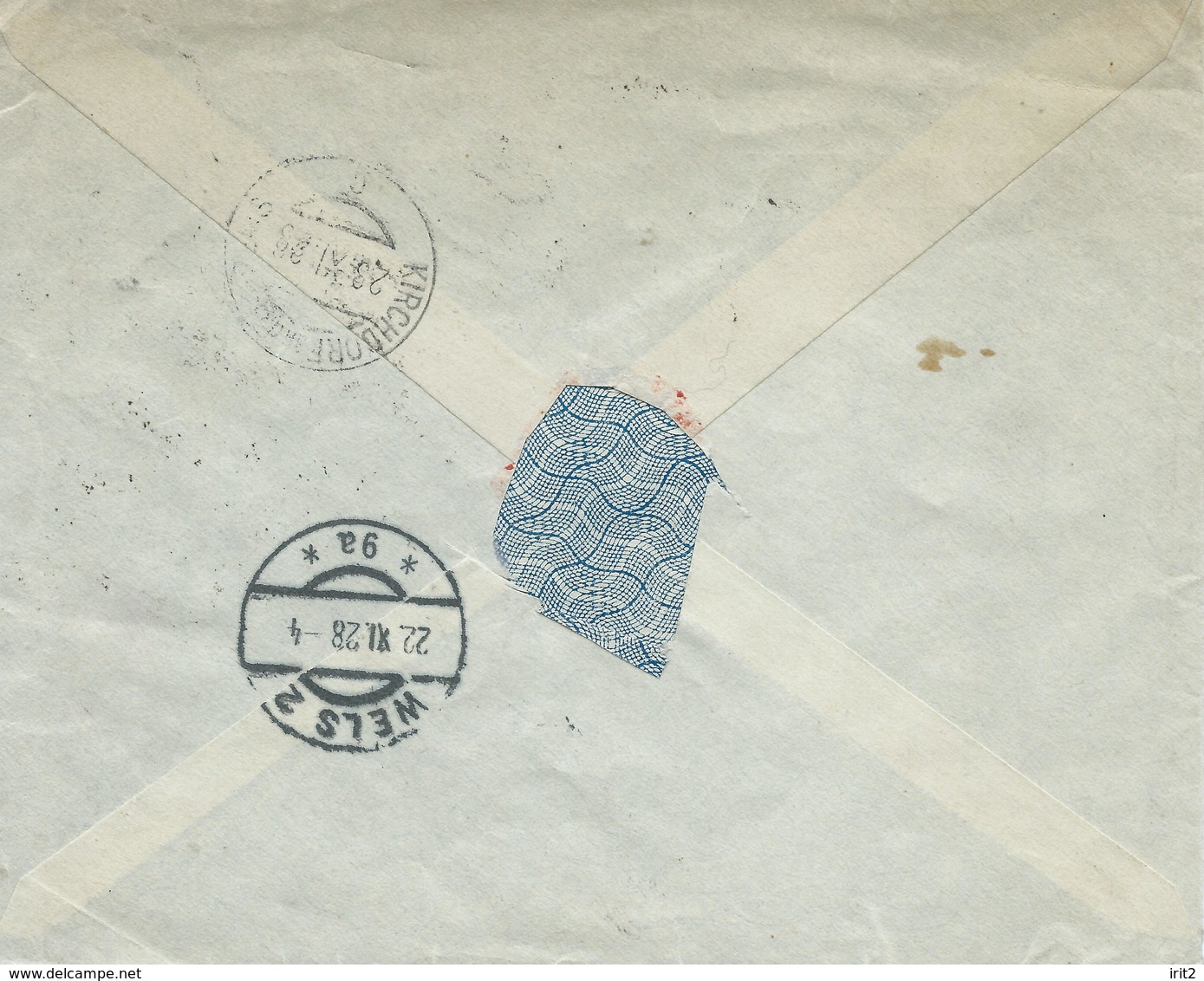 Turchia Turkey 1928 Cover Registred From STAMBOUL To Autriche , Austria - Lettres & Documents