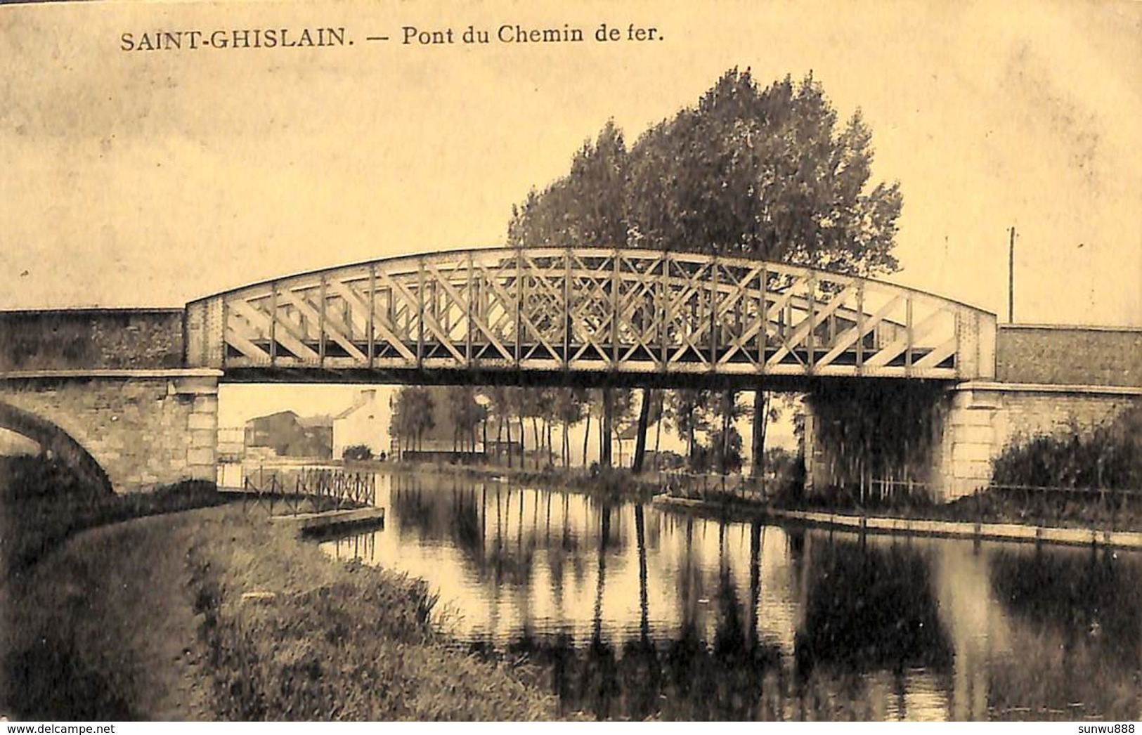 Saint-Ghislain - Pont Du Chemin De Fer (Edit. Gandibleu) - Saint-Ghislain