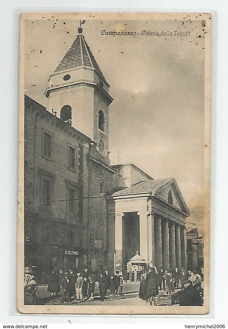 Italie - Italia  Italy - Molise - Campobasso - Chiesa Della Trinita 1918 - Campobasso