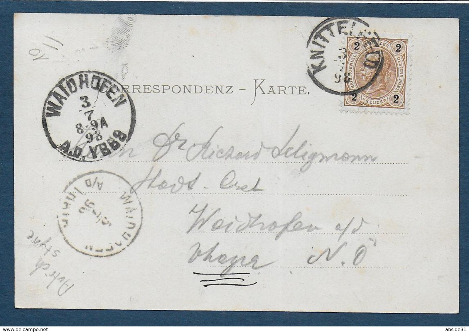 Gruss Aus KNITTELFELD - 1898 - 2 Scans - Knittelfeld