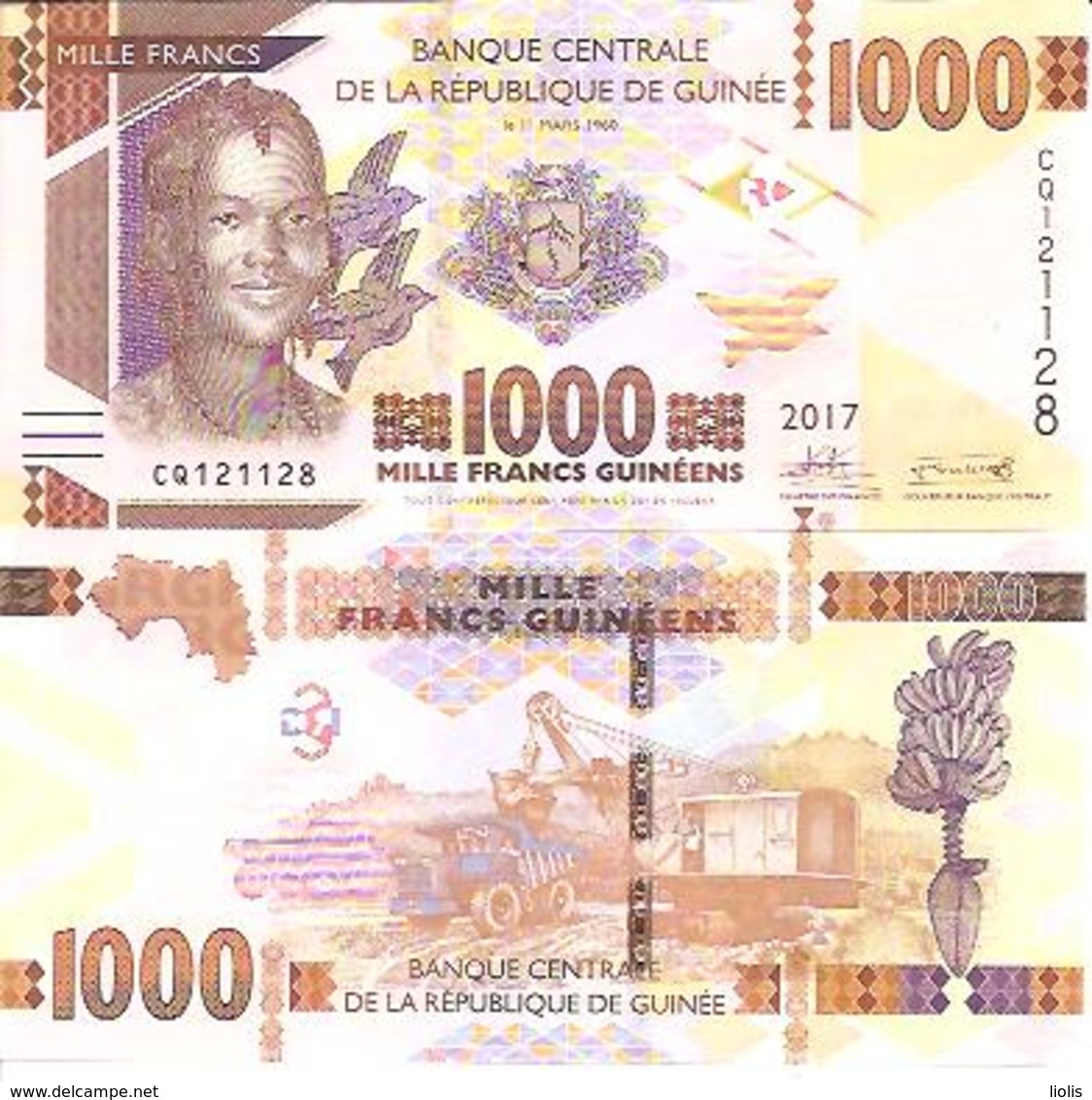 Guinea  New   1000 Francs  2017  UNC - Guinea