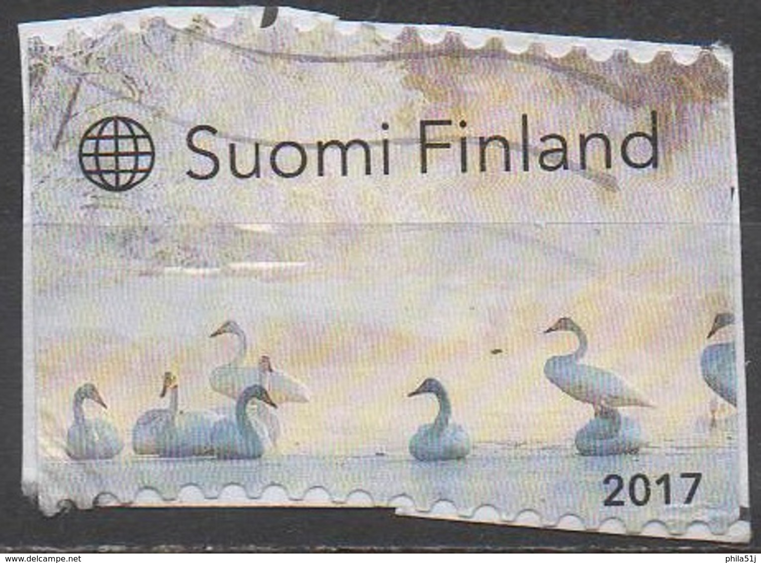 FINLANDE  2017 __  N°2464 __OBL VOIR SCAN  (Fragment) - Used Stamps