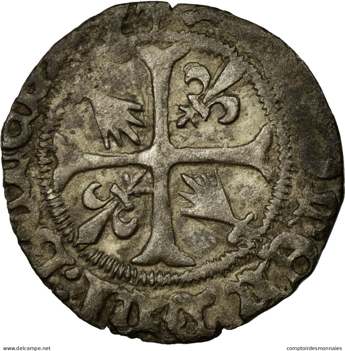 Monnaie, France, Charles VIII, Hardi, Nantes, TB, Billon, Duplessy:599 - 1483-1498 Charles VIII The Affable