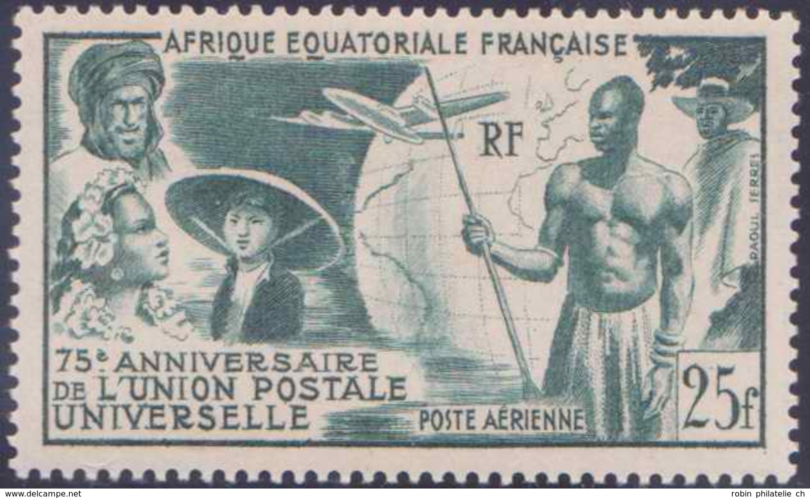 Colonies Grandes Séries Poste Aérienne N° 1949 75ème Anniversaire De L'UPU 12 Valeurs Qualité: ** Cote: 133 € - 1949 75e Anniversaire De L'UPU