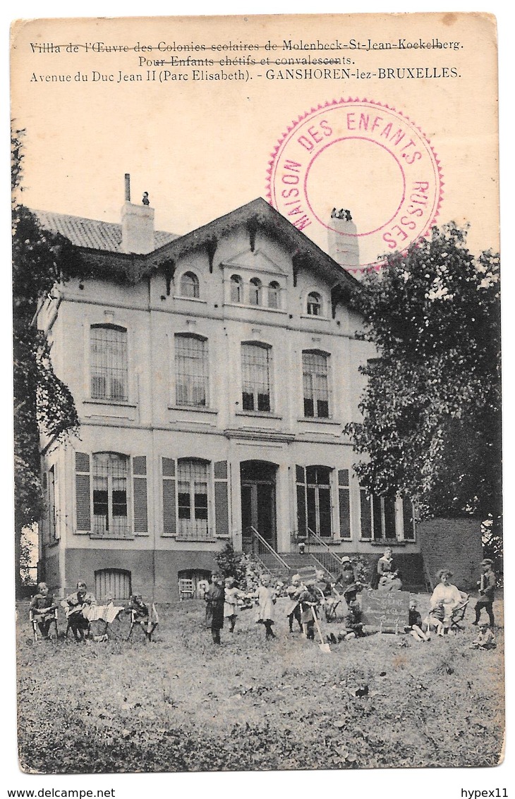 Ganshoren Lez Bruxelles Villa Oeuvre Des Colonies Scolaires Avnue Duc Jean II Maison Enfants Russes Walschaerts - Ganshoren