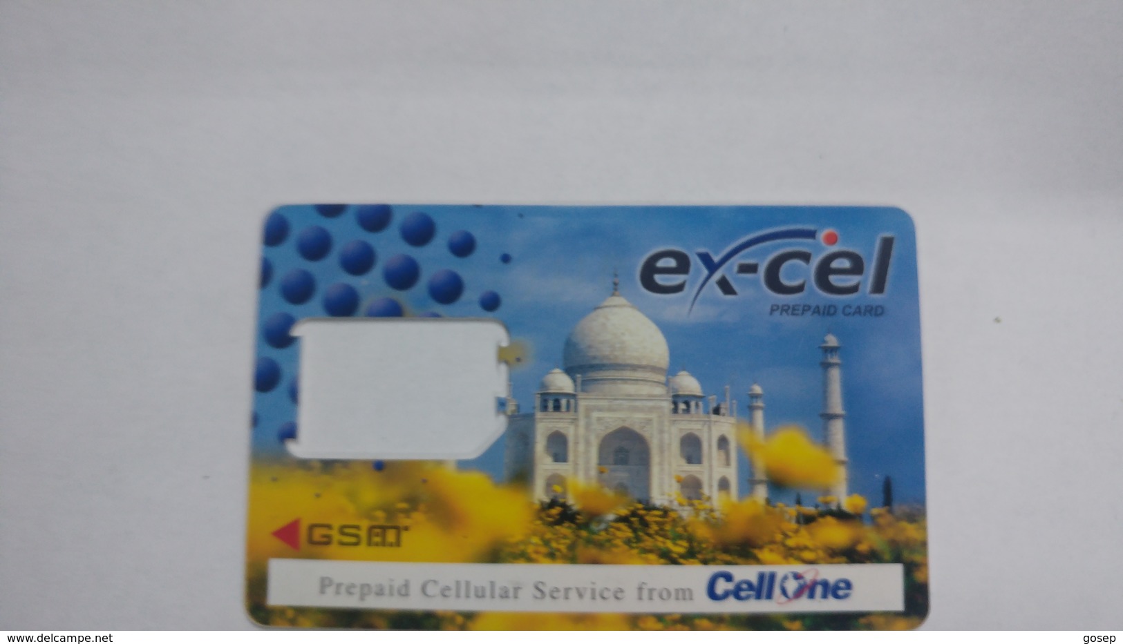 India-ex-cel G.s.m Card-(27a)-()-()-(new Delhi)-card Used+1 Card Prepiad Free - India