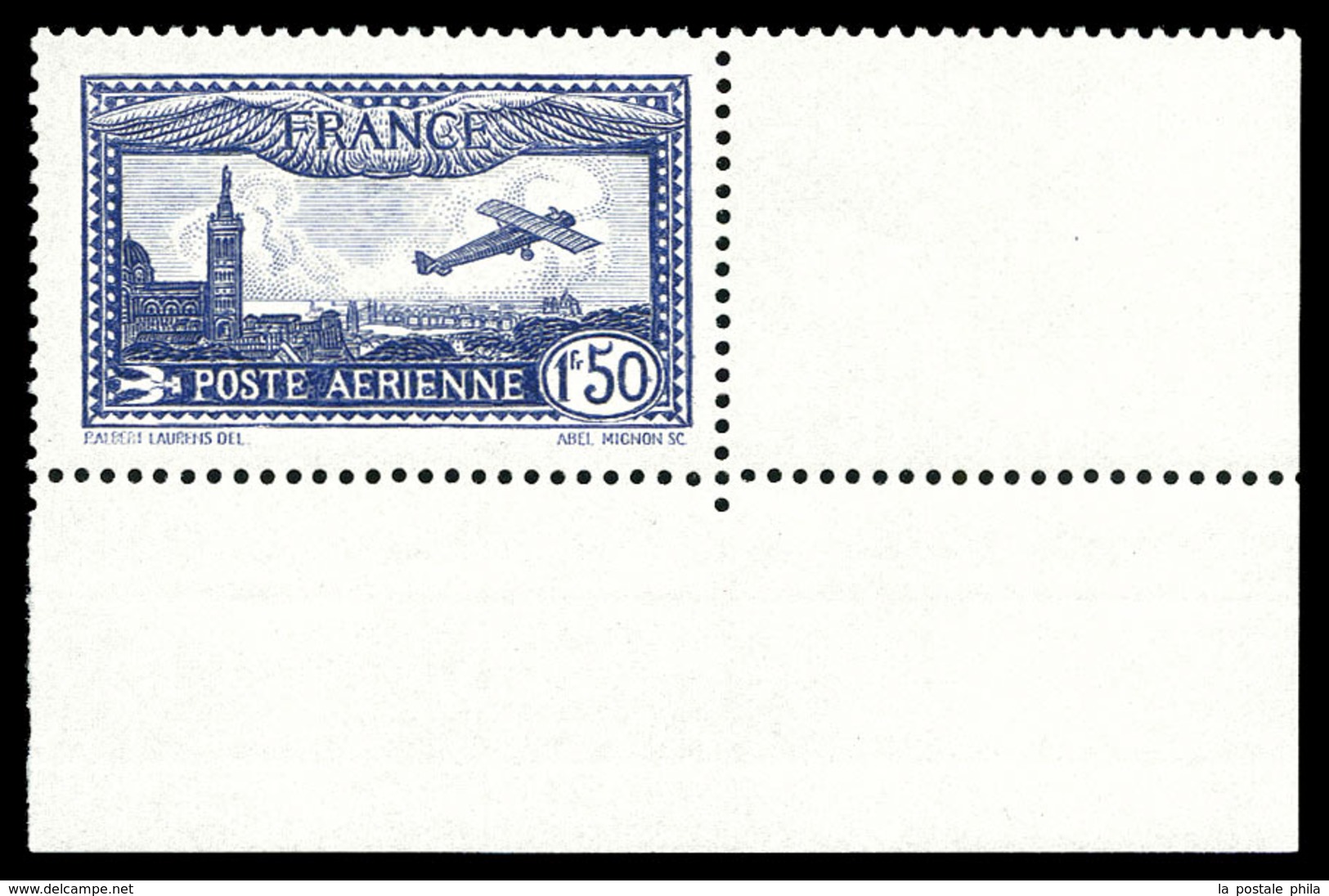 ** N°6a, 1f50 Outremer Cdf. TTB  Qualité: **  Cote: 150 Euros - 1927-1959 Mint/hinged