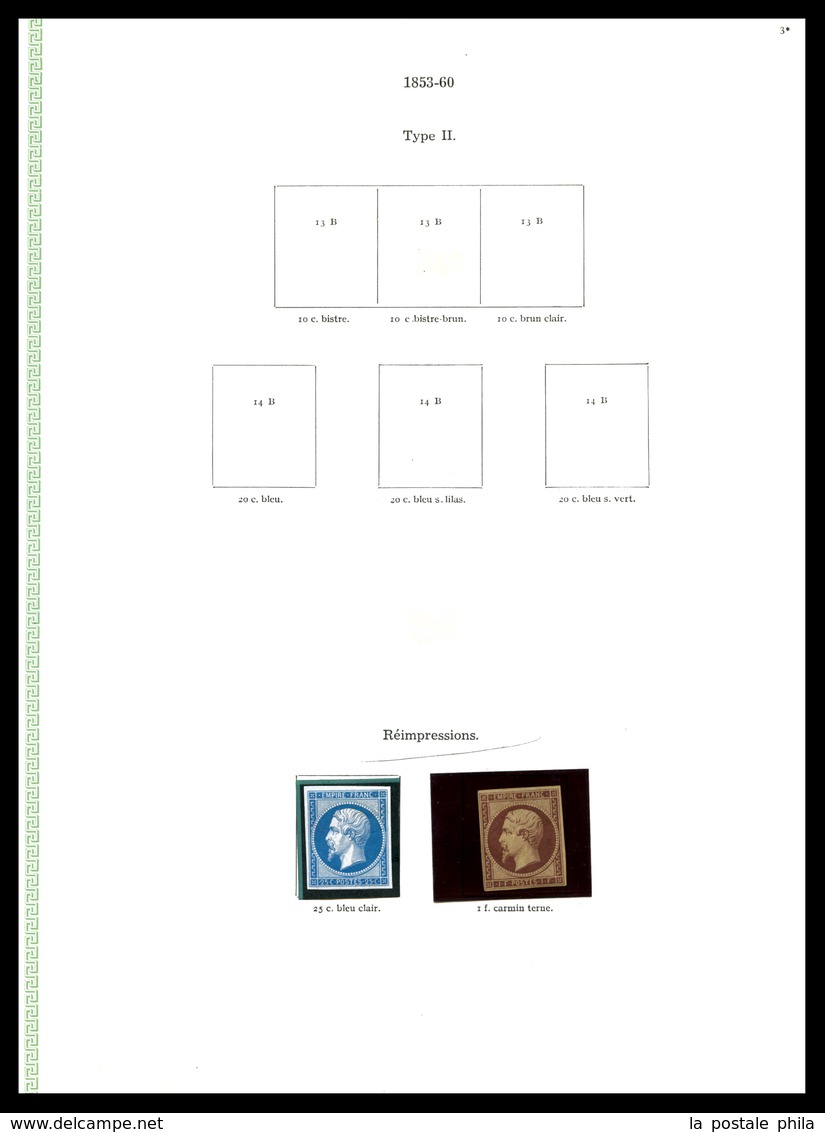 N IMPORTANTE COLLECTION DE FRANCE CLASSIQUE: n°1° n°2° n°3°(3ex) n°4°(4ex) n°5° (7ex) n°6 (3ex) Série Réimpression n° 1/