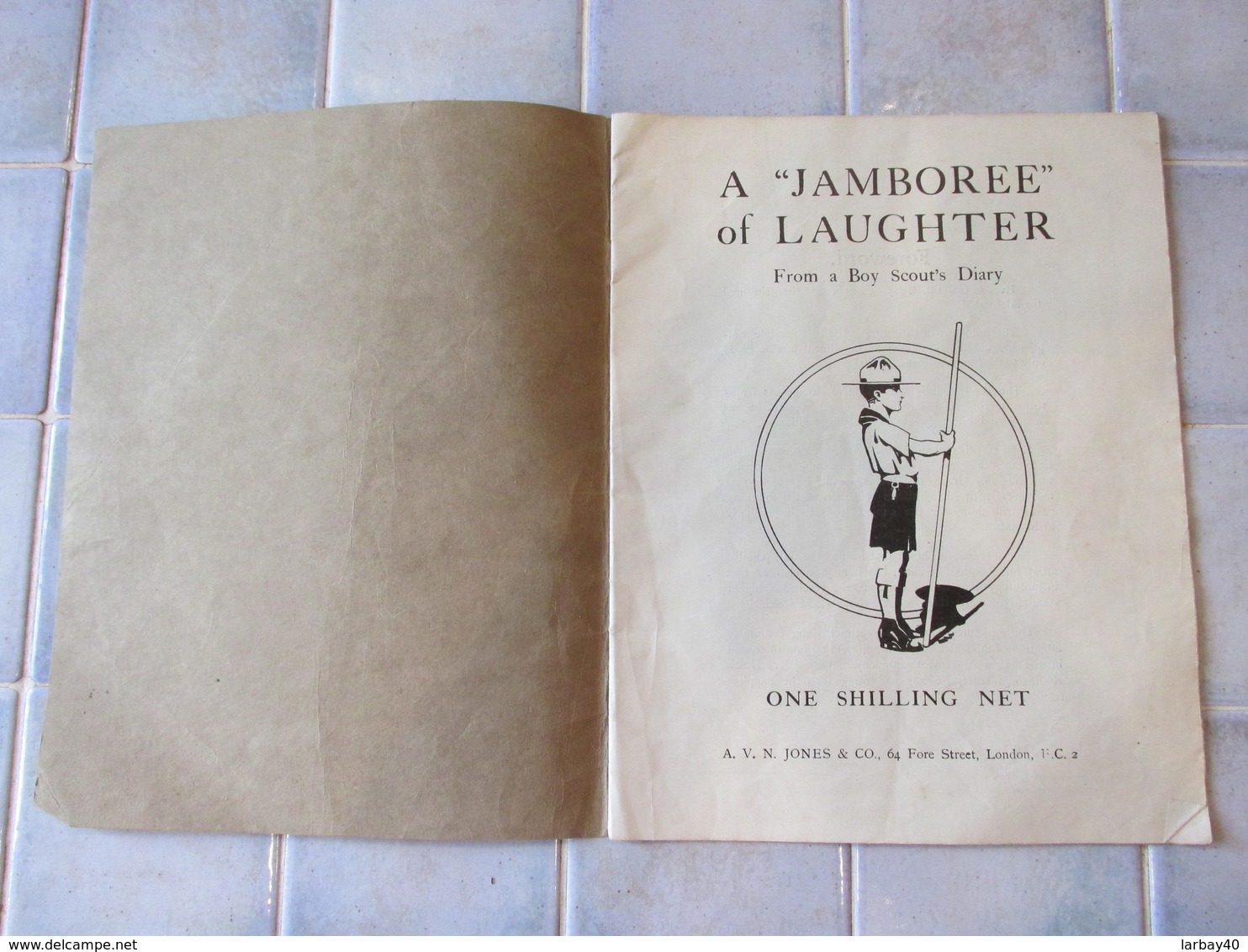 A "JAMBOREE" OF LAUGHTER. A BOY SCOUTS DIARY. HEATH ROBINSON - 1900-1949