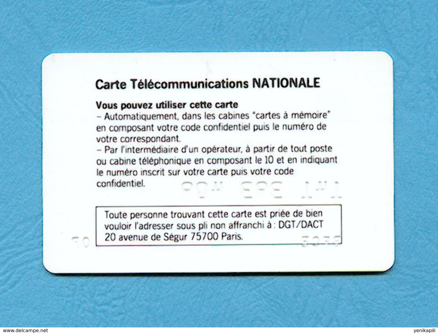 - ( 5263 ) -  Carte Télécommunications NATIONALE - *** EC *** - ( Voir Scan ) -  Cartes Pastel   