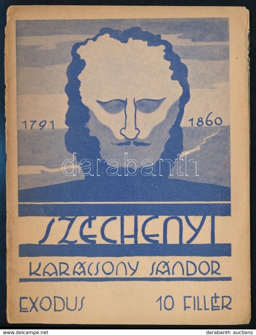 Karácsony Sándor: Széchényi. Bp., 1941, Exodus. II. Kiadás. Kiadói Tűzött Papírkötés. - Ohne Zuordnung