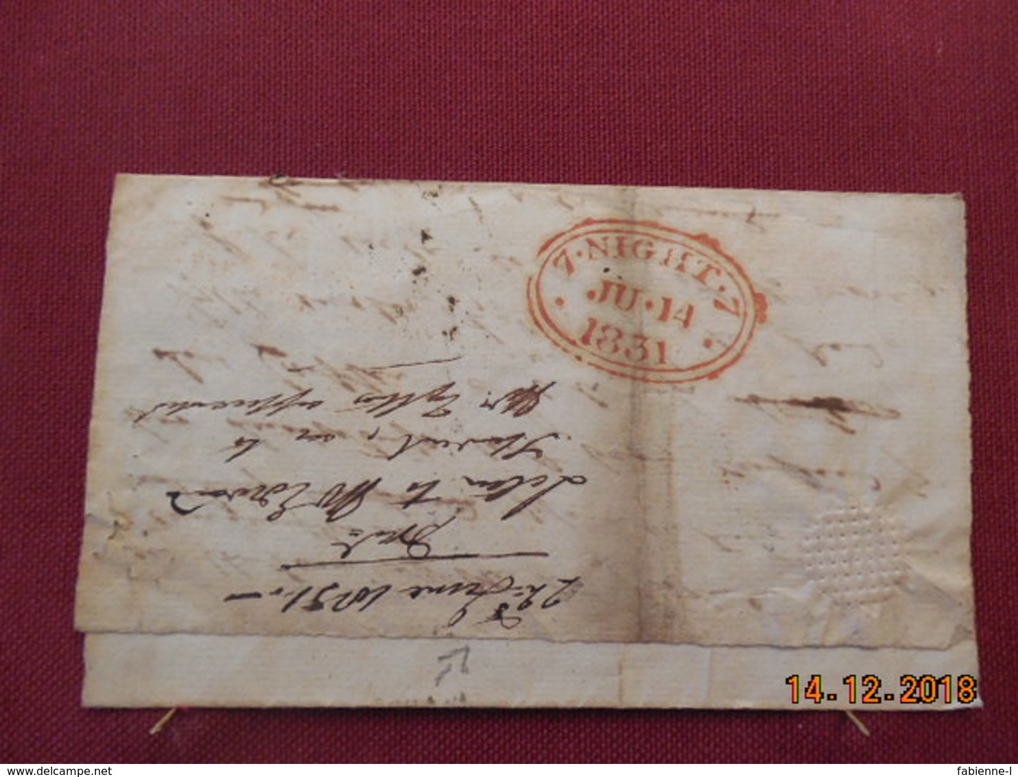 Lettre De Grande Bretagne De 1831 A Destination De St Jamess - ...-1840 Precursores