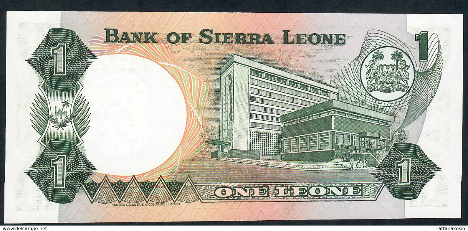 SIERRA LEONE P5e 1 LEONE 1984   # A/35    UNC. - Sierra Leone