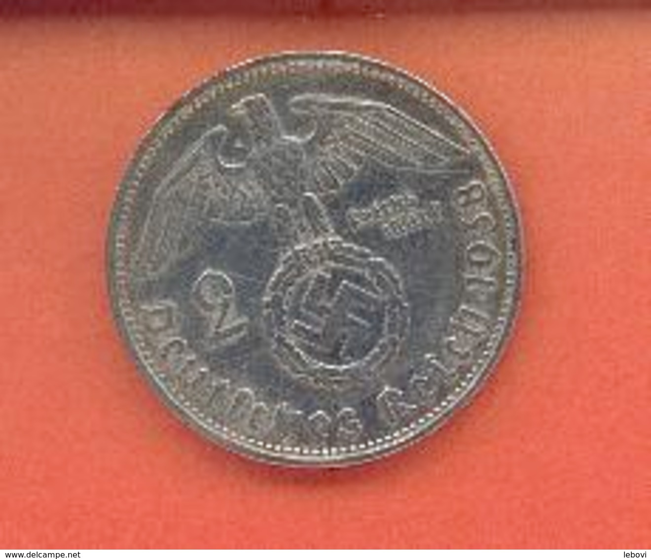 ALLEMAGNE - DEUTSCHESREICH : 2 REICHSMARK 1938 E - 2 Reichspfennig