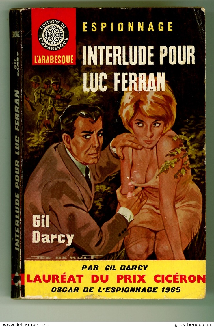 Espionnage - Gil Darcy - "Interlude Pour Luc Ferran" - 1965 - L'Arabesque - #Ben&Arab&Ferran - Editions De L'Arabesque