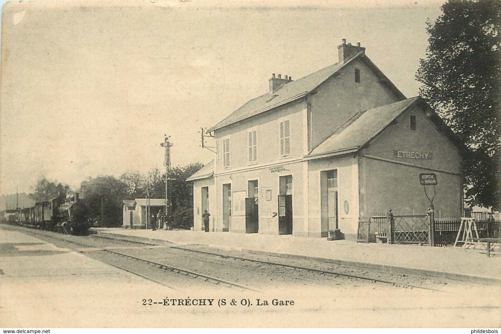 ESSONNE  ETRECHY  La Gare - Etrechy