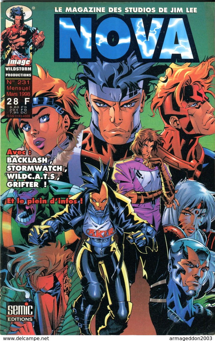 BD MARVEL COMICS SEMIC NOVA N°231 / 1998 - Nova