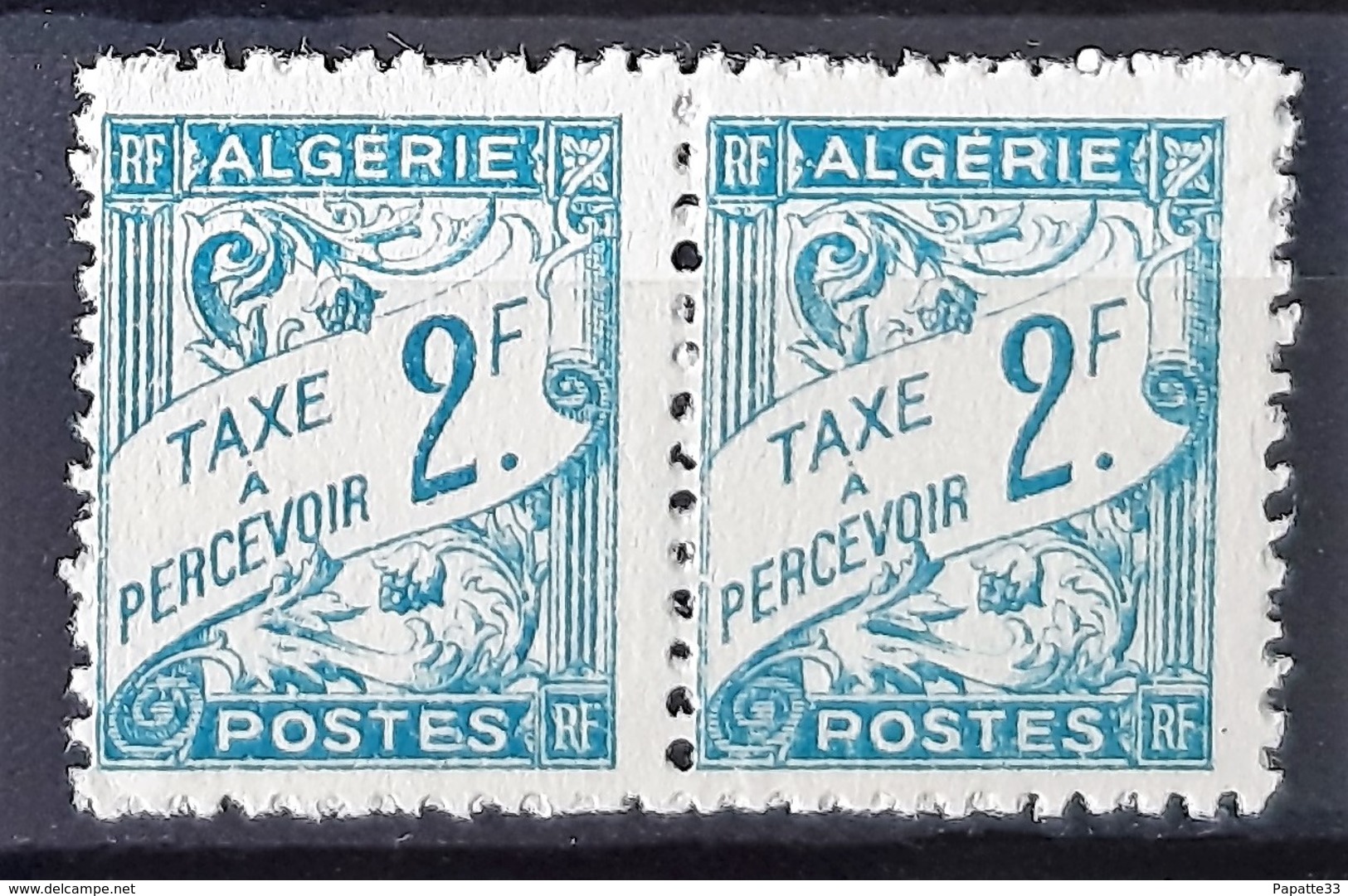 ALGERIE - PAIRE - TAXE - N° 30 - Neuf SANS Charnière ** / MNH - Strafport