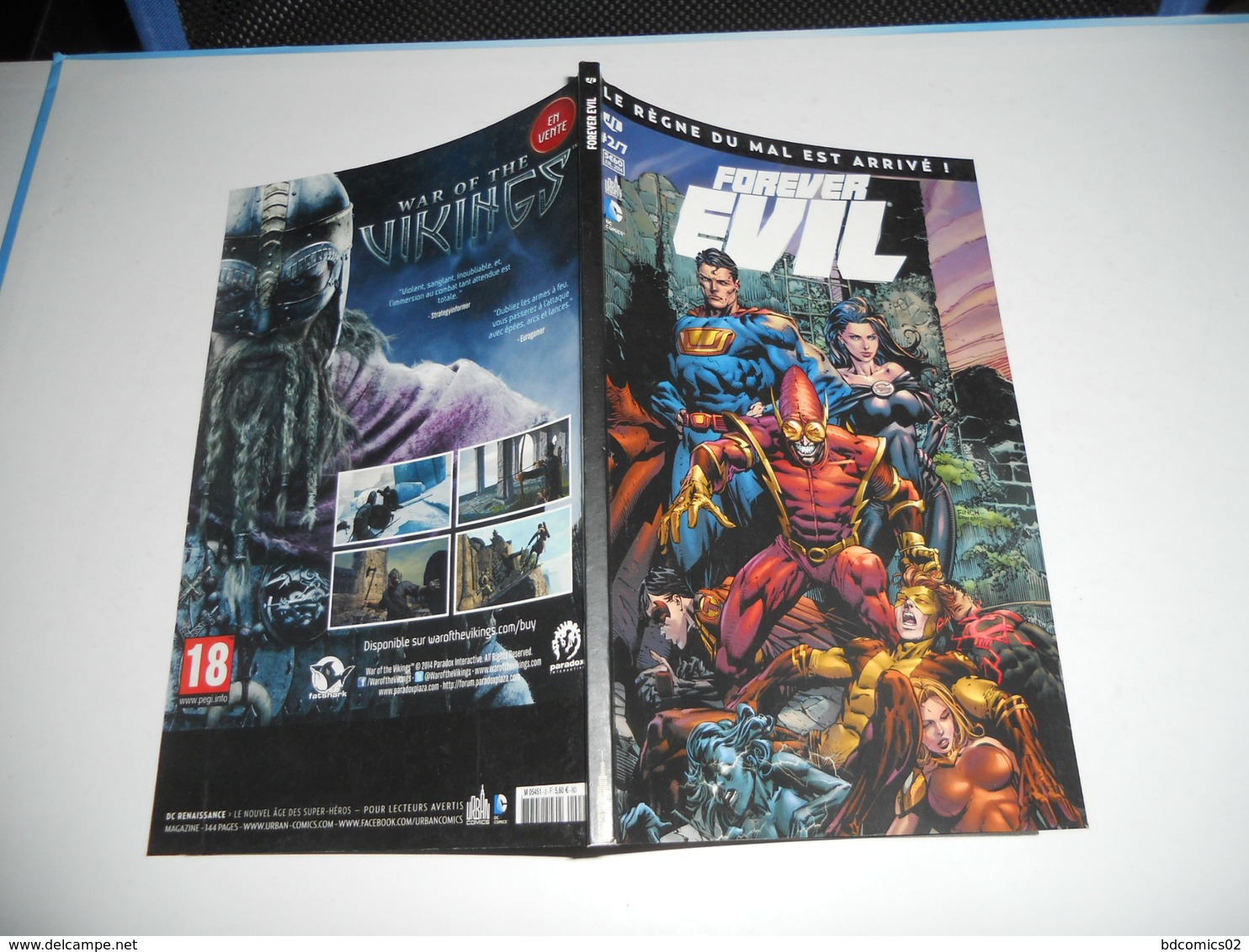 FOREVER EVIL N°2 DC URBAN TBE - Superman