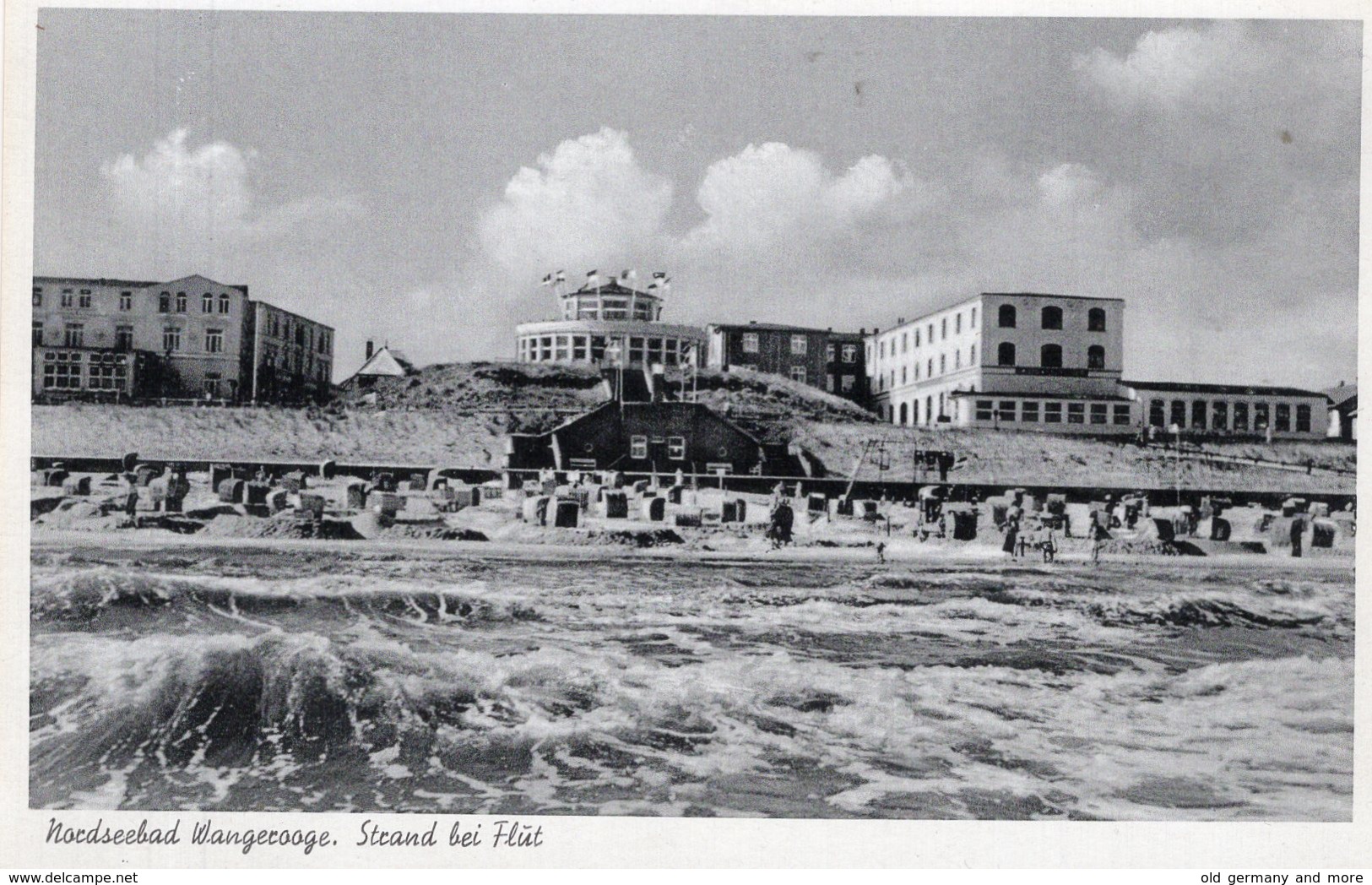 Nordseebad Wangerooge Strand Bei Flut - Wangerooge