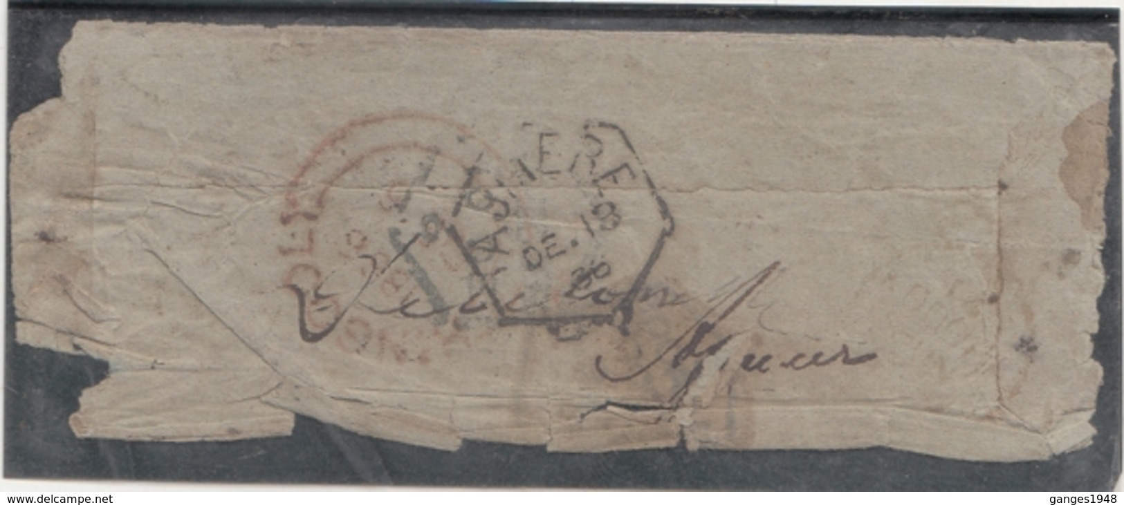 India  1886  Stampless Cover  Tied  Cooper Type 41..6 Under O..Kingooly..Jammu To Ajmere   #  15707  D  Inde Indien - 1858-79 Kronenkolonie