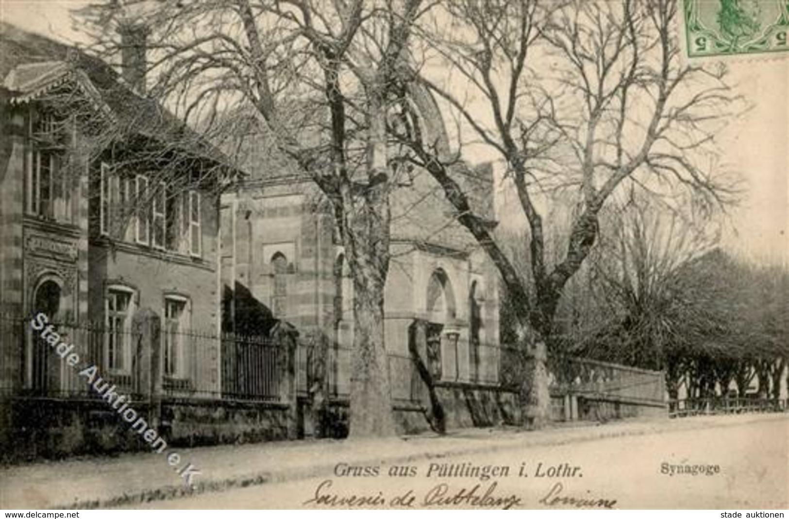 Synagoge PÜTTLINGEN,Lothr. - I-II Synagogue - Judaika
