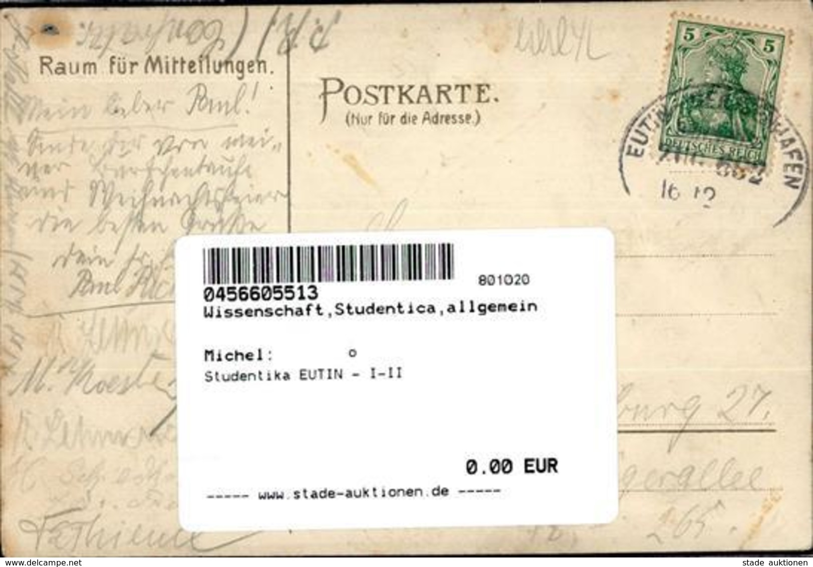 Studentika EUTIN - I-II - Unclassified