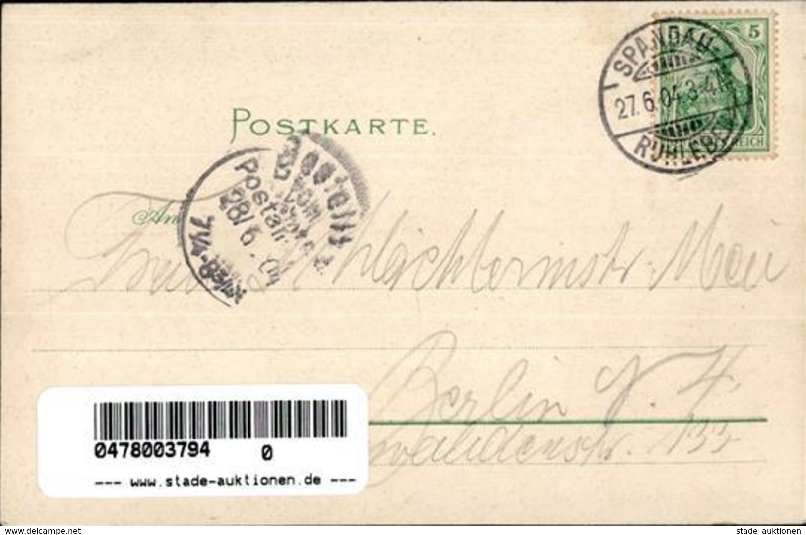 Grunewald (1000) Gasthaus Seeschloss Pichelsberge   1904 I-II - Kamerun