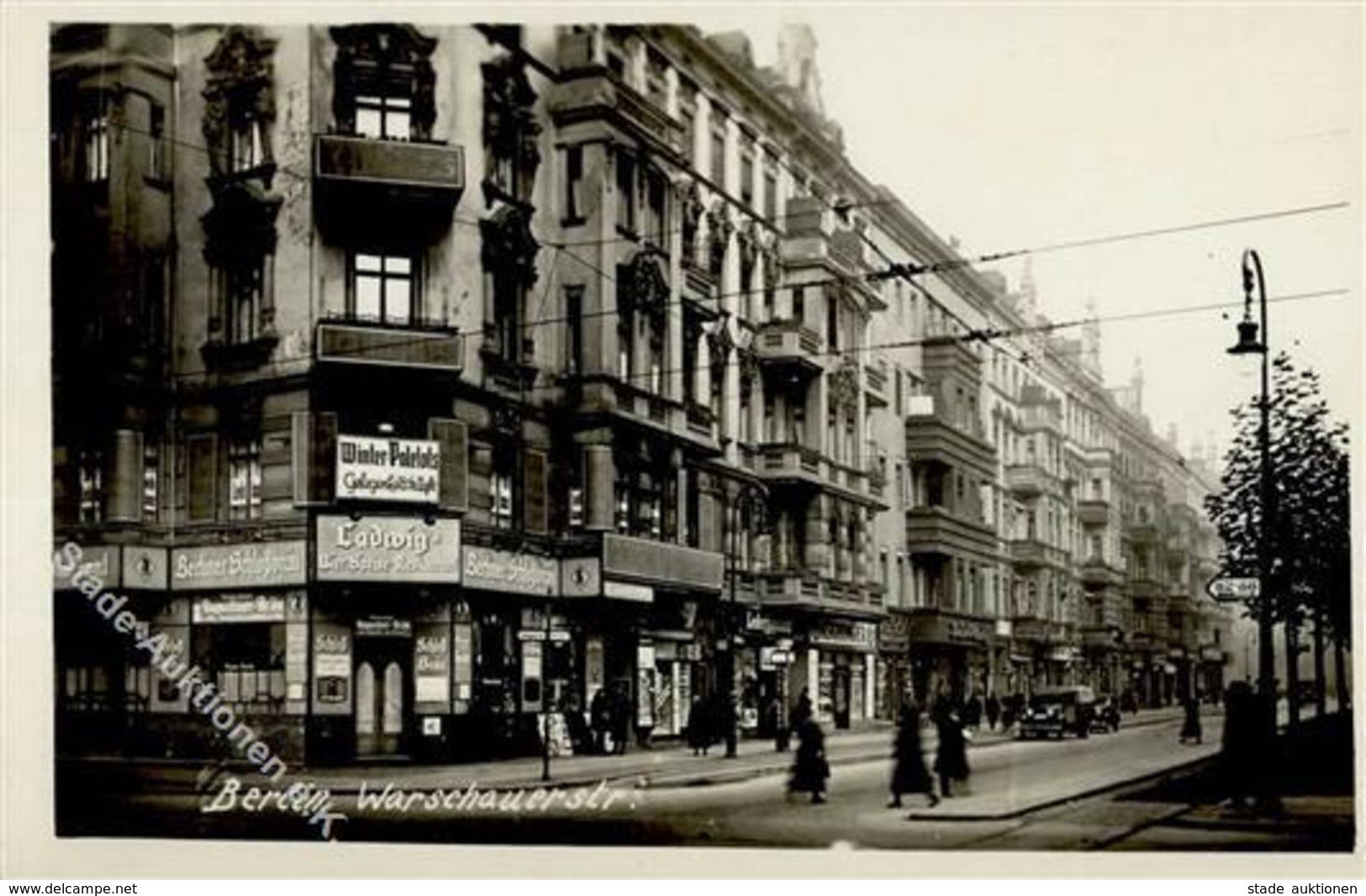 Friedrichshain (O1020) Warschauer Straße Gasthaus Ludwig  Foto AK I- - Cameroon