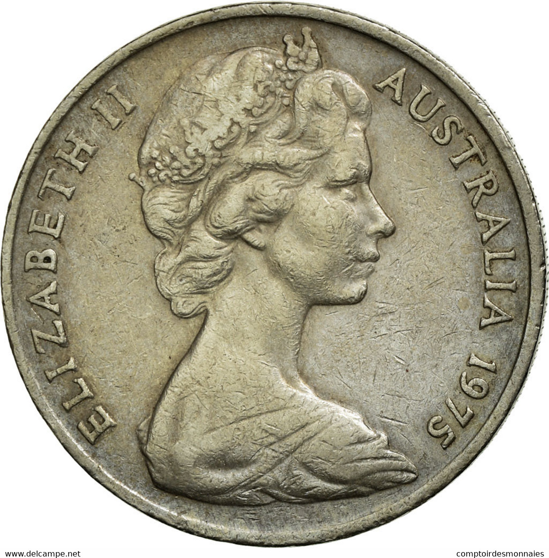 Monnaie, Australie, Elizabeth II, 20 Cents, 1975, TB+, Copper-nickel, KM:66 - 20 Cents