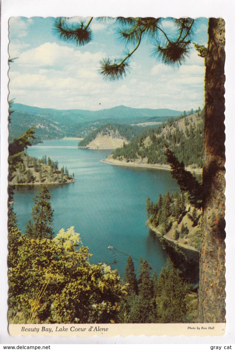 Beauty Bay, Lake Coeur D'Alene, 1972 Used Postcard [22554] - Coeur D'Alene