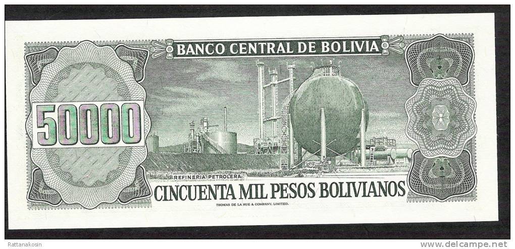 BOLIVIA P170b  50.000 BOLIVIANOS  1984 #A Signature 76    UNC. - Bolivien