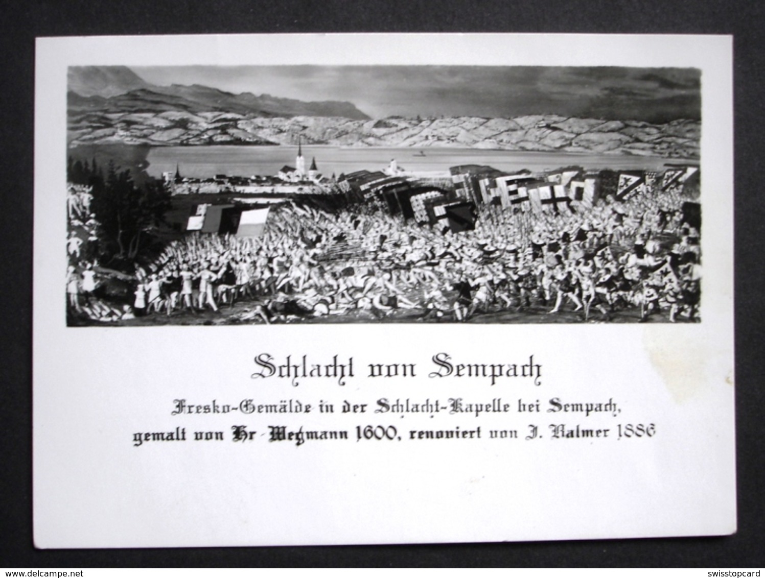 Schlacht Von SEMPACH Stempel Wirtschaft Z. Schlachtfeld Fam. Meier - Sempach