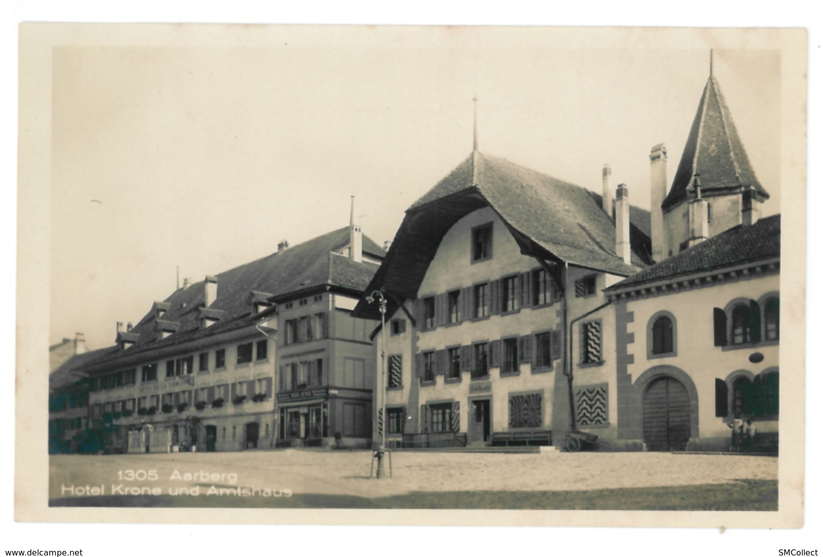 Suisse. Aarberg, Hotel Krone Und Amtshaus (7584) - Aarberg