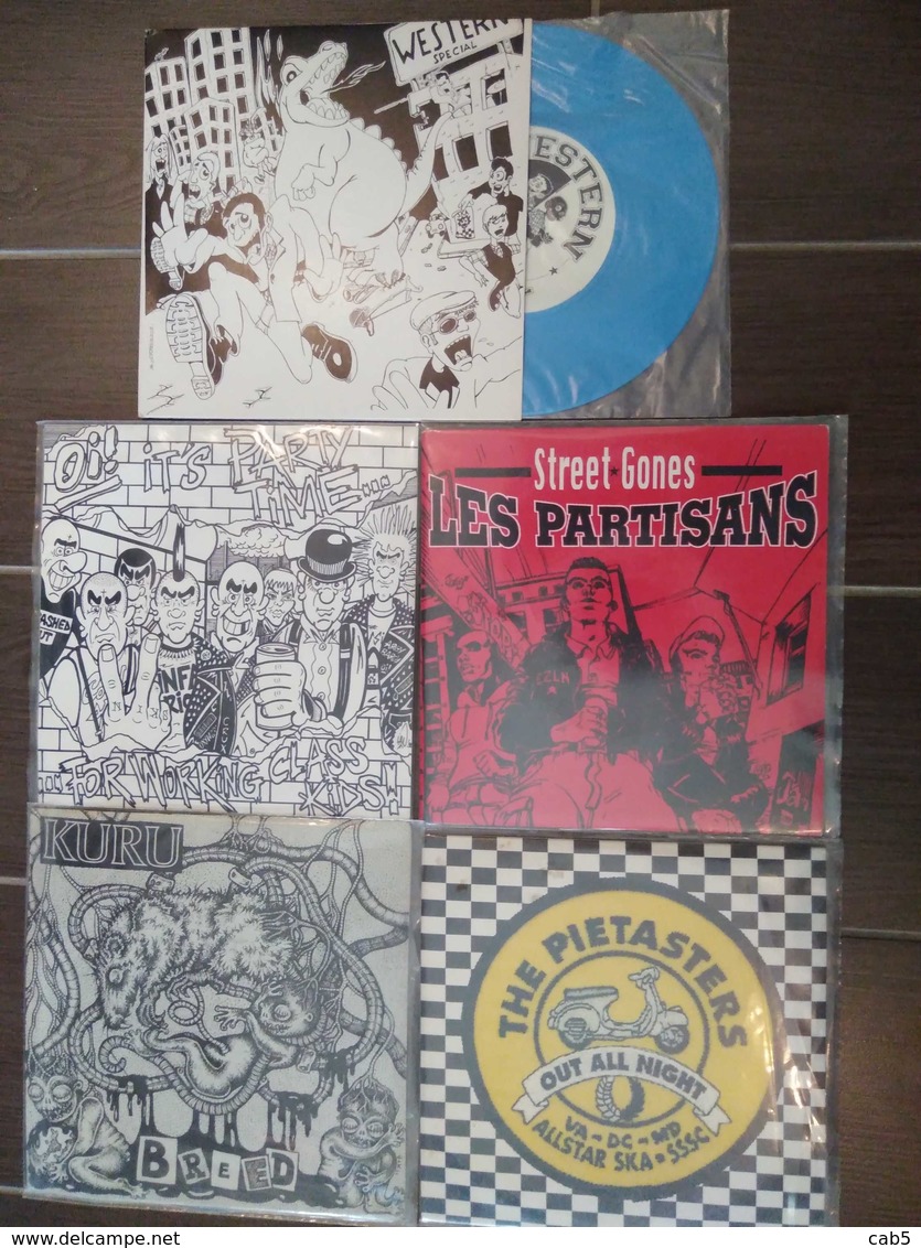 Lot 5 Vinyls 45t Punk Ska Reggae - Reggae